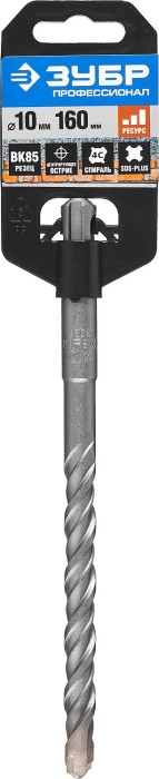 ЗУБР  10 x 160 мм, SDS-Plus, бур по бетону 29314-160-10_z01 Профессионал