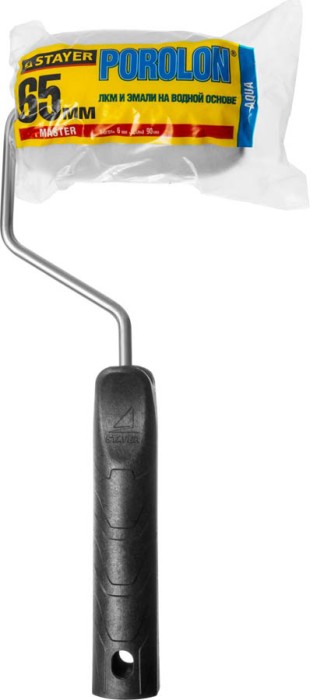 STAYER 6х100 мм, 90 мм, ⌀ 44 мм, поролон, валик с ручкой поролон 0360-09_z01