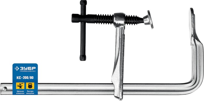 ЗУБР F 200х80 мм, струбцина 32157-080-200