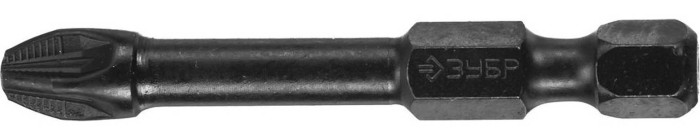 ЗУБР PZ3, 50 мм, 2 шт., кованые биты Pozidrive 26023-3-50-S2