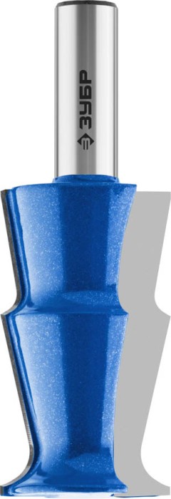 ЗУБР 32 x 57 мм, хвостовик 12 мм, фреза кромочная фигурная №10 28721-32 Профессионал