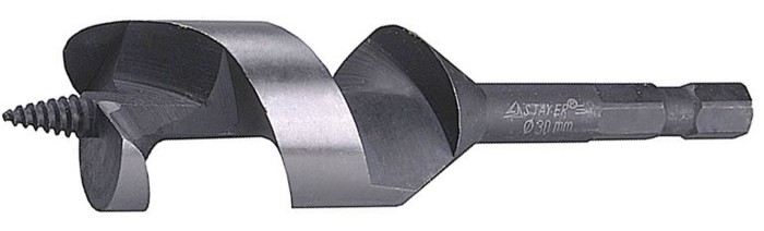 STAYER d=34 х 130 мм, шестигранный хвостовик, сверло по дереву, спираль Левиса 29480-140-34