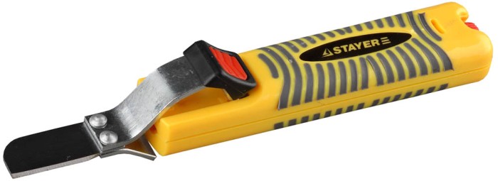 STAYER 8-28 мм, нож, съемник изоляции 2-45303
