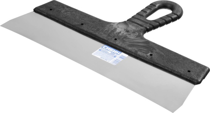 СИБИН 300 мм, нержавеющая полотно, пластмассовая рукоятка, шпатель фасадный 10079-300_z01