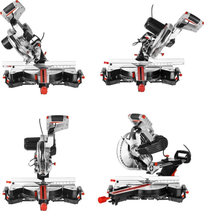 ЗУБР 1800 Вт, 255х30 мм, пила торцовочная ЗПТ-255-1800 ПЛР Мастер