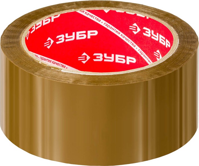 ЗУБР 48 мм х 60 м, 50 мкм, упаковочная клейкая лента (скотч) 12033-50