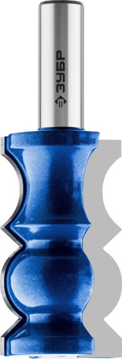 ЗУБР 32 x 57 мм, хвостовик 12 мм, фреза кромочная фигурная №8 28719-32 Профессионал