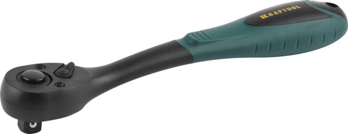 KRAFTOOL 1/2&quot;, 72 зубца, Cr-V сталь, трещотка для торцовых головок 27796-1/2_z02