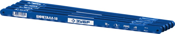 ЗУБР 18 TPI, 300 мм, полотно для ножовки по металлу Биметалл-18 15855-18 Профессионал