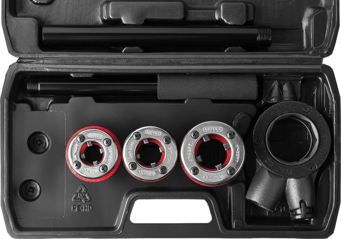 Набор клуппов с трещоткой №3 MIRAX 28240-H3