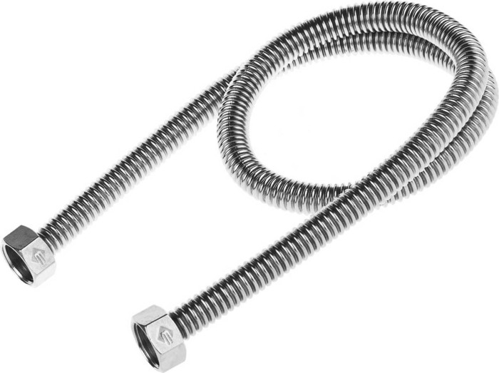 ЗУБР 1/2&quot;, 0.8 м, сильфонная из нержавеющей стали, подводка для воды 51011-G/G-080