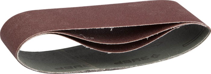 ЗУБР P120, 75х457 мм, 3 шт., лента шлифовальная универсальная бесконечная на тканевой основе для ЛШМ 35541-120 Мастер