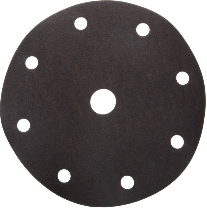 URAGAN 9 отв., P320, 150 мм, 5 шт., круг шлифовальный универсальный водостойкий на липучке 907-44114-320-05