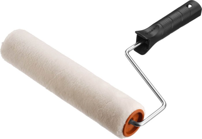 ЗУБР 6х240 мм, полиэстер, валик малярный с ручкой ВЕЛЮР 03547-24 Оптима