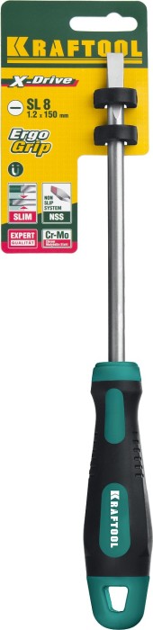 KRAFTOOL SL8х150 мм, отвертка слесарная 250071-8.0-150