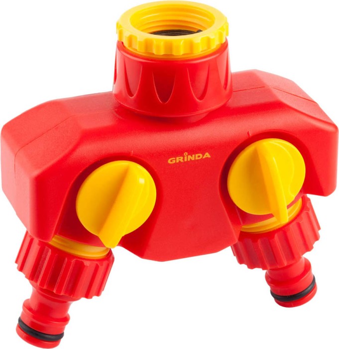 GRINDA 3/4&quot; х 1&quot;, ударопрочная пластмасса, распределитель двухканальный 8-426312_z01