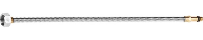 ЗУБР 1/2&quot;, 0.4 м, сильфонная из нержавеющей стали, для смесителя, удлиненная подводка 51013-040