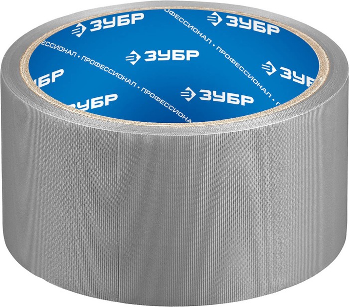ЗУБР 50 мм х 10 м, серая, лента пвх универсальная (скотч) 12075-50-10 Профессионал