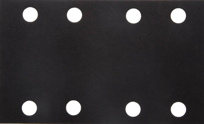 URAGAN 80 х 133 мм, P320, 10 шт., для твердых пород дерева, 8 отверстий по линии, лист шлифовальный для ПШМ 907-22111-320-10