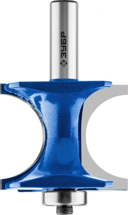 ЗУБР 54 x 43.5 мм, радиус 17.5 мм, фреза полустержневая с подшипником 28722-54 Профессионал