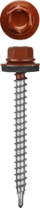 STAYER 25 x 5.5 мм, 420 шт., RAL 3003 рубиново-красный, саморезы СКМ кровельные для металлических конструкций 30305-55-025-3003 Master