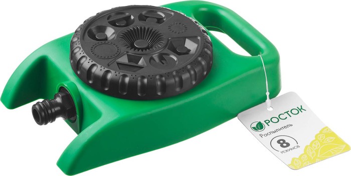 РОСТОК 8-позиционный, пластиковый, распылитель поливочный РС-8 427643