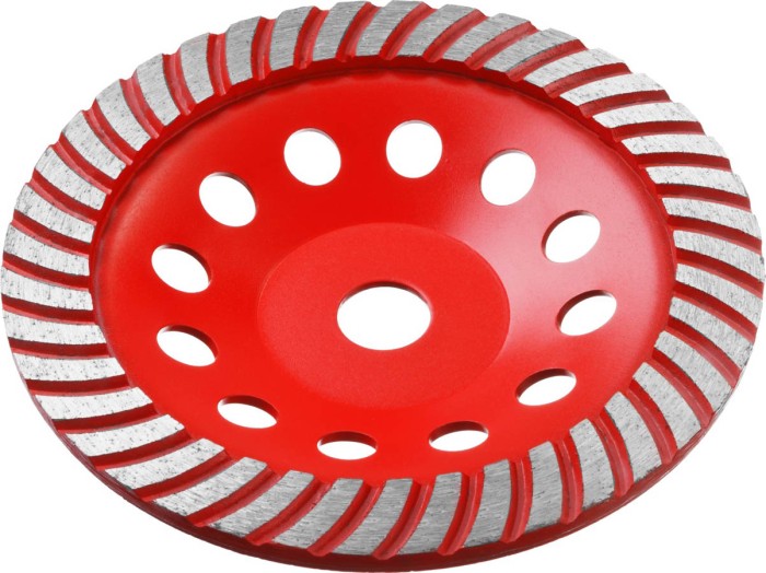 ЗУБР  180 мм, L- 22.2 мм, алмазная, сегментированная, чашка шлифовальная по бетону 33375-180