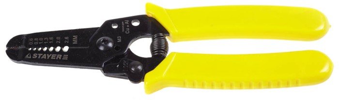 STAYER 0.6-2.6 мм², кусачки, электропассатижи 2265-17