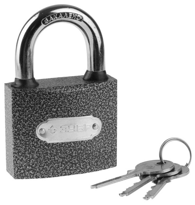 ЗУБР 60х50х27 мм, металлический корпус, замок навесной 3712-60_z01