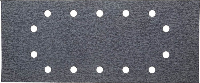 URAGAN 115 х 280 мм, P80, 50 шт., универсальный, с покрытием стеарата цинка, 14 отверстий по кругу, лист шлифовальный для ПШМ 907-23104-080-50