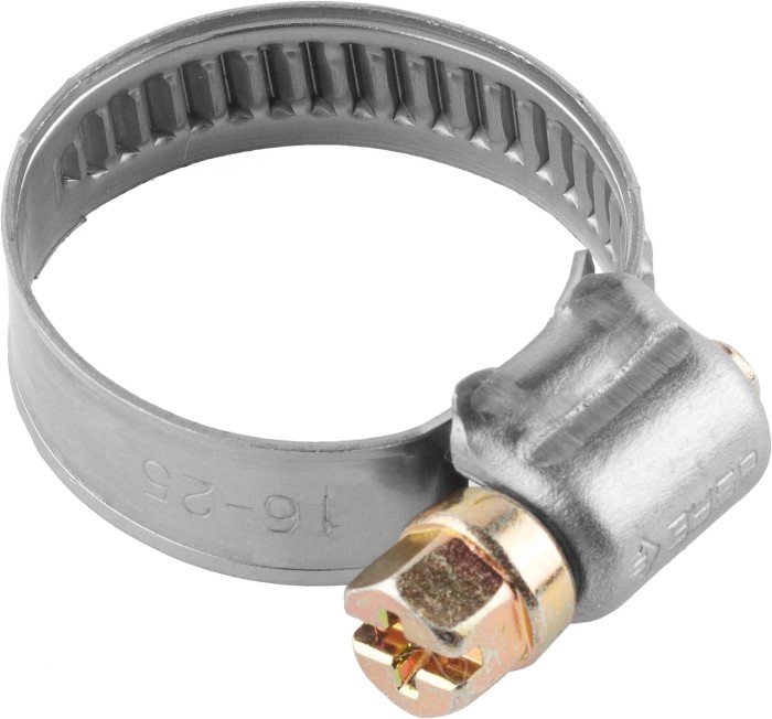 ЗУБР 200 шт., 8-14 мм, нерж. сталь, накатная лента 9 мм, хомуты 37820-08-14-200 Профессионал