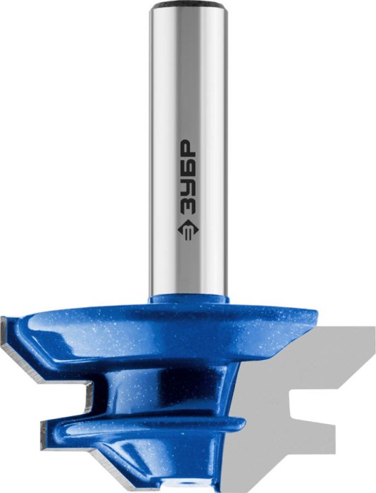 ЗУБР 38.1 x 17.2 мм, хвостовик 12 мм, фреза кромочная для углового сращивания 28724-38.1 Профессионал