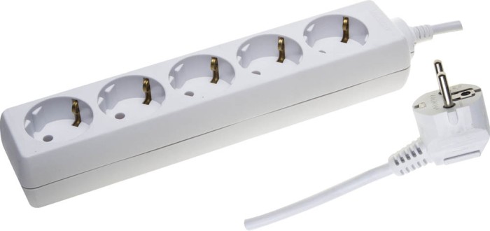 СВЕТОЗАР 5 м, 5 гнезд, заземление, удлинитель электрический бытовой SV-55053-5