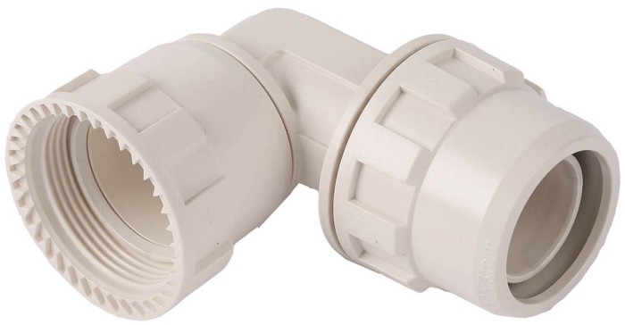 ЗУБР ШиреФит 20 мм, переходник угловой 90° &quot;накидная гайка - штуцер с гайкой&quot; 51482-20