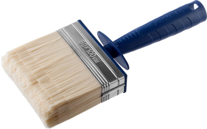ЗУБР 3 х 10 см, пластмассовый корпус, щетина искусственная, кисть - макловица АКВА 01817-10