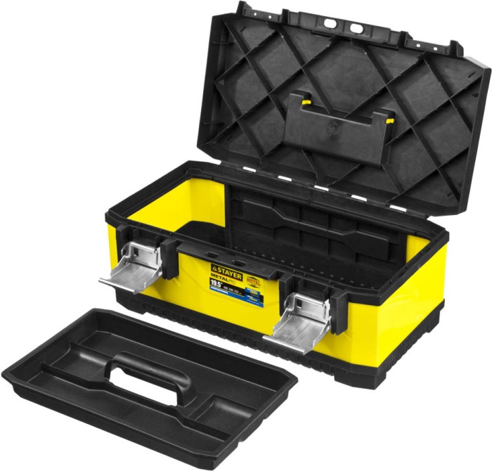 STAYER 498 х 289 х 222 мм (19.5"), металлический, ящик для инструментов METALPro 2-38011-18_z01 Professional