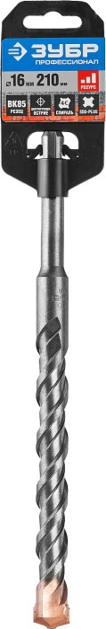 ЗУБР  16 x 210 мм, SDS-Plus, бур по бетону 29314-210-16_z01 Профессионал