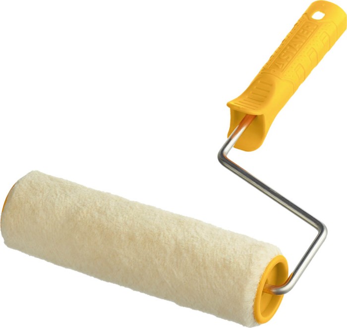 STAYER 180 мм, d=40 мм, ворс 4 мм, ручка d=6 мм, валик малярный 0331-18_z02