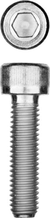 ЗУБР М12x30 мм, 5 кг (125 шт.), кл. пр. 8.8, оцинкованный, винт DIN 912 30318-12-030