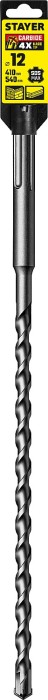 STAYER 12 х 410 мм, SDS-max, бур по бетону 29370-410-12 Professional