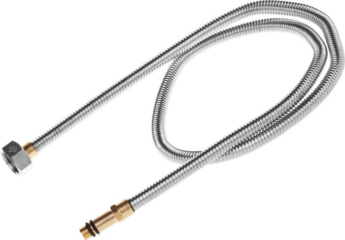 ЗУБР 1/2&quot;, 1 м, сильфонная из нержавеющей стали, для смесителя, удлиненная подводка 51013-100