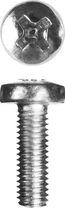 ЗУБР M5 x 16 мм, 5 кг, полусферическая головка, винт DIN 7985 303150-05-016