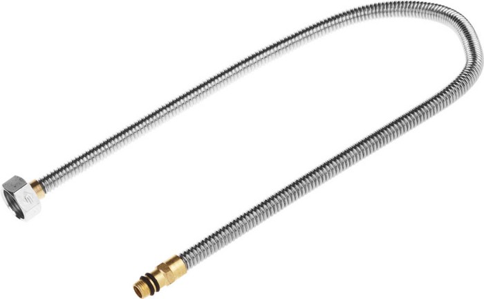 ЗУБР 1/2&quot;, 0.6 м, сильфонная из нержавеющей стали, для смесителя, укороченная подводка 51012-060