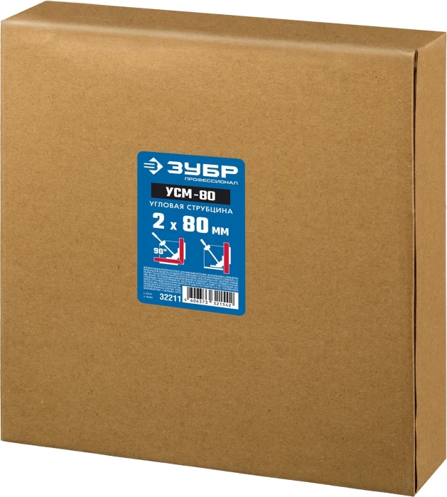ЗУБР 2х80 мм, струбцина угловая УСМ-80 32211