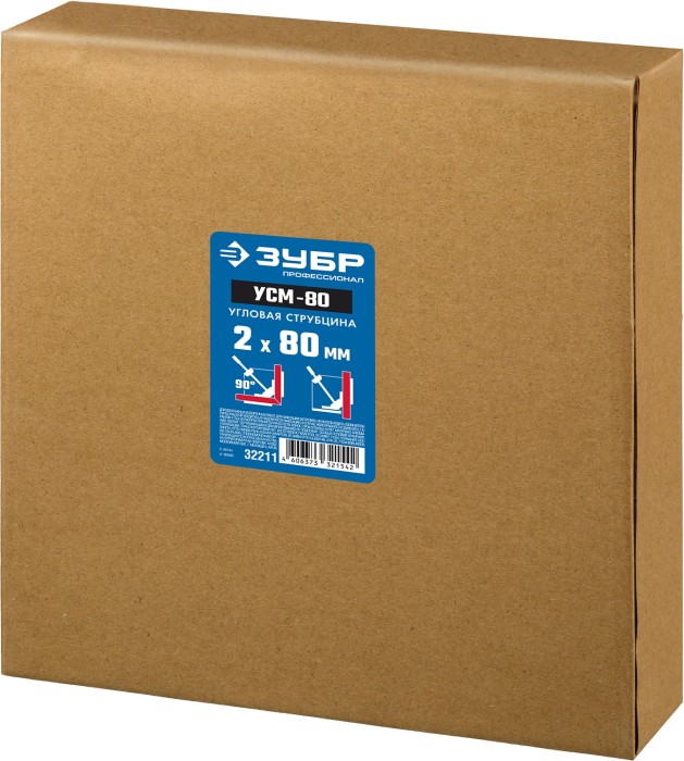 ЗУБР 2х80 мм, струбцина угловая УСМ-80 32211