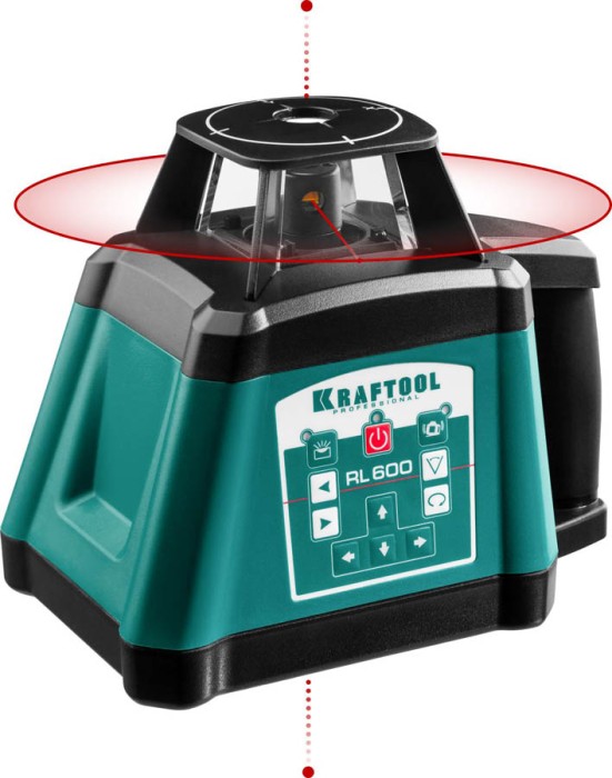 KRAFTOOL ротационный лазерный нивелир в кейсе RL600 34600 Professional