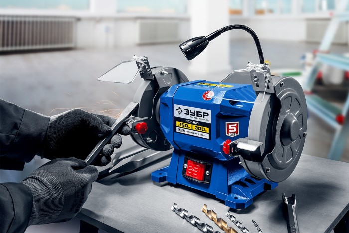 ЗУБР d150 мм, 300 Вт, профессиональный заточной станок ПСТ-150 Профессионал