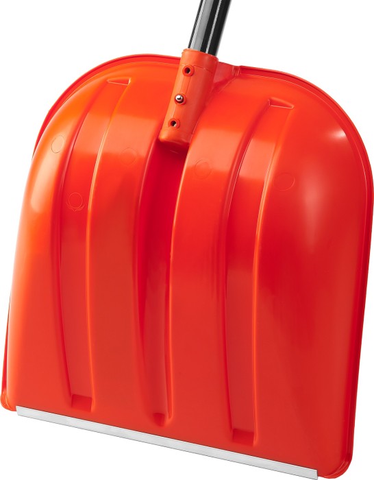 СИБИН 410x415 мм, пластиковая, алюминиевый черенок, оранжевая, лопата снеговая 421845