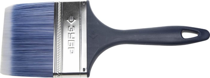 ЗУБР 100 мм, 4'', щетина искусственная, кисть малярная плоская 4-01013-100 Мастер