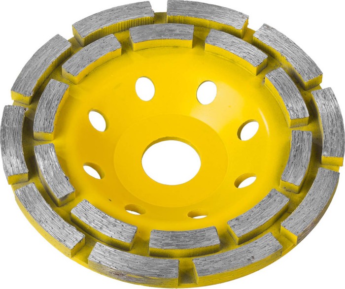 STAYER  125 мм, L- 22.2 мм, алмазная, сегментная, двухрядная, чашка 33381-125